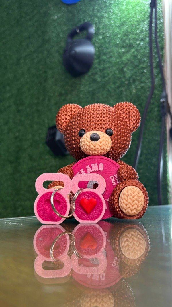 Producto - Osito "Te Amo" Personalizado - Regalo fitness