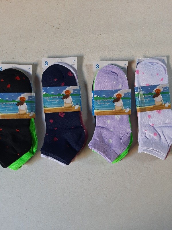 Producto - DOCENA SOQUETES BASICOS BALANCE 35-40 Corazon (leer descripción)