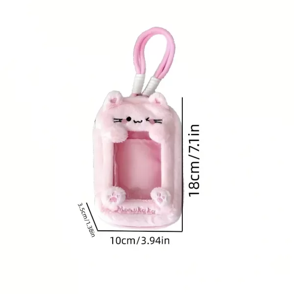 Producto - Holder para peluches gato rosa