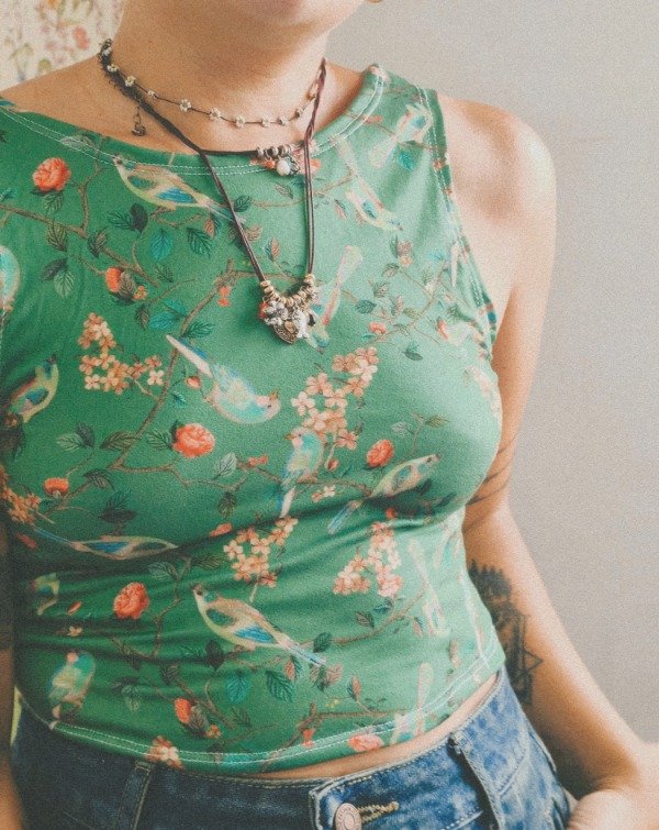 Producto - Musculosa Ana "Pajaritos"