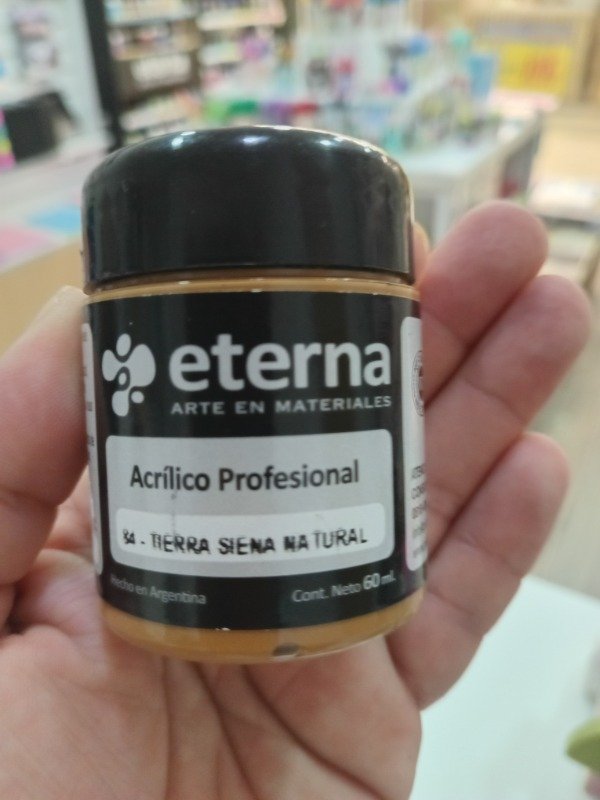 Producto - Acrilico profesional tierra siena natural