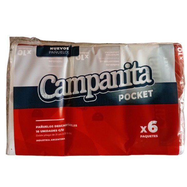 Producto - CAMPANITA PAÑUELITO ELITE X6