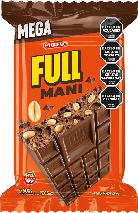 Producto - Georgalos Chocolate Full Mani 500 gr "MEDIO KILO"