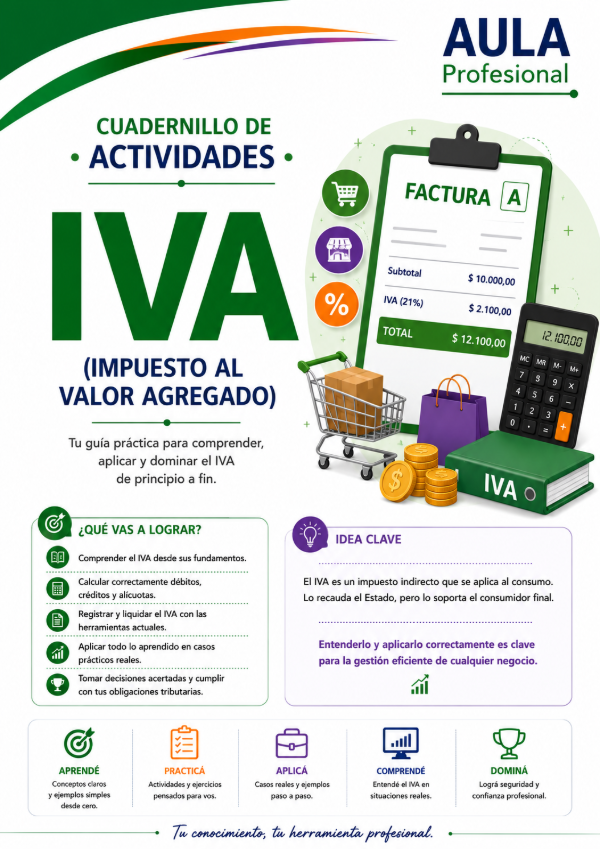 Producto - Cuadernillo de Actividades - IVA Paso a Paso - Edición 2026 - PDF Digital - 0