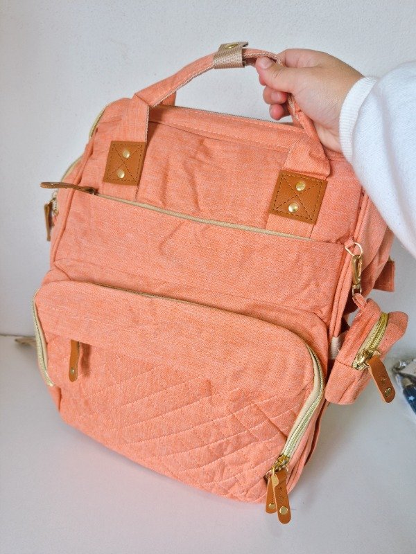Producto - Mochila maternal MUNA Salmon