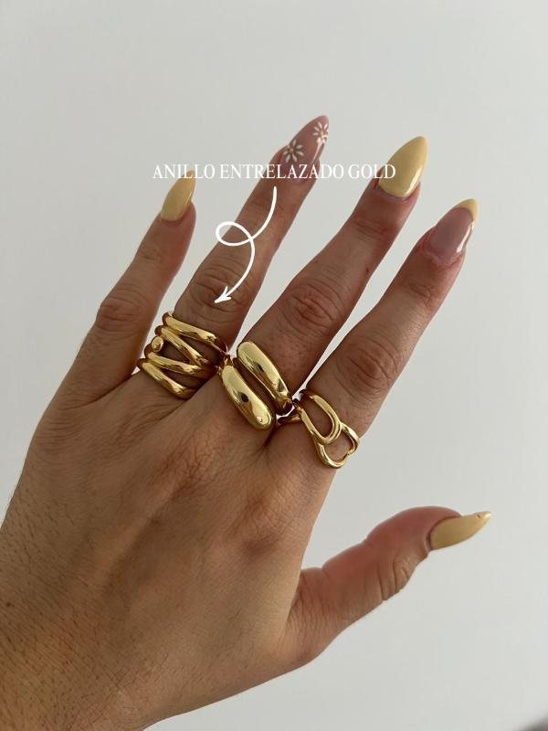 Producto - ANILLO ENTRELAZADO GOLD