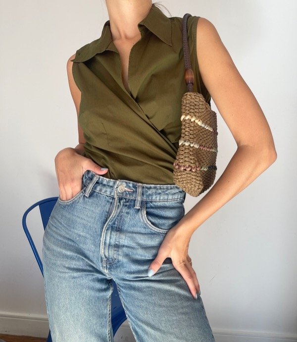 Producto - top Express verde