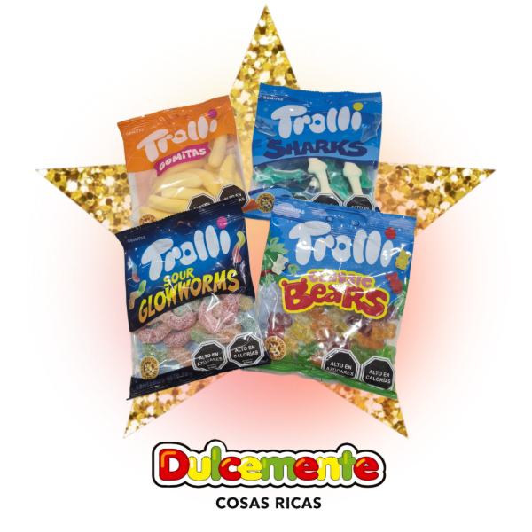 Producto - COMBO 4 BOLSITAS GOMITAS TROLLI IMPORTADAS DE ESPAÑA