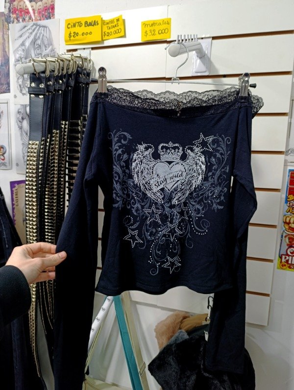 Camiseta encaje Stars