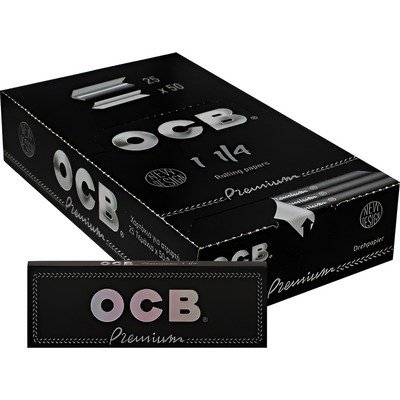 Producto - PAPELILLO OCB NEGRO X 50 X 32UNI