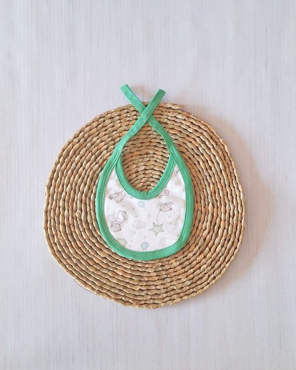 Producto - Babero RN Osito Dormilón Verde
