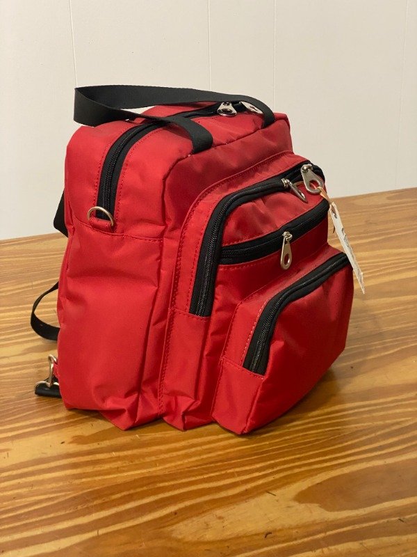 Producto - Mochila/Bolso Andorra 3 en 1 rojo