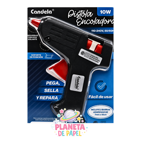 Producto - PISTOLA ADHESIVA CANDELA CHICA 10w