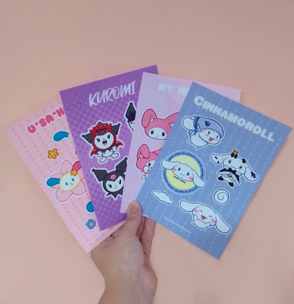 Producto - Planchas de stickers Sanrio