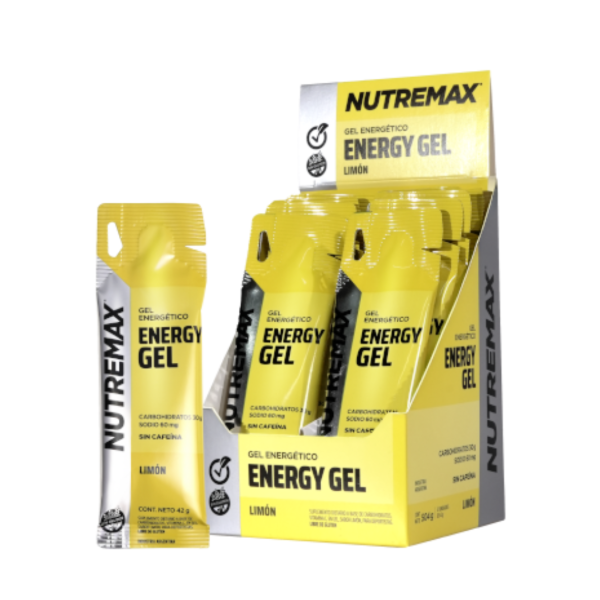 Producto - CAJA ENERGY GEL SIN CAFEINA x12 - NUTREMAX - 1
