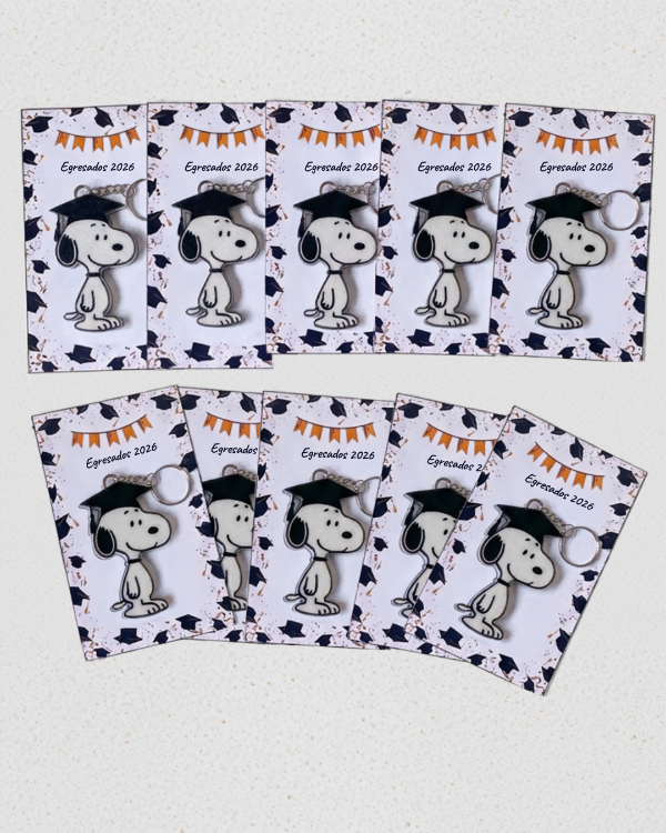 Producto - LLAVERO SNOOPY EGRESADO