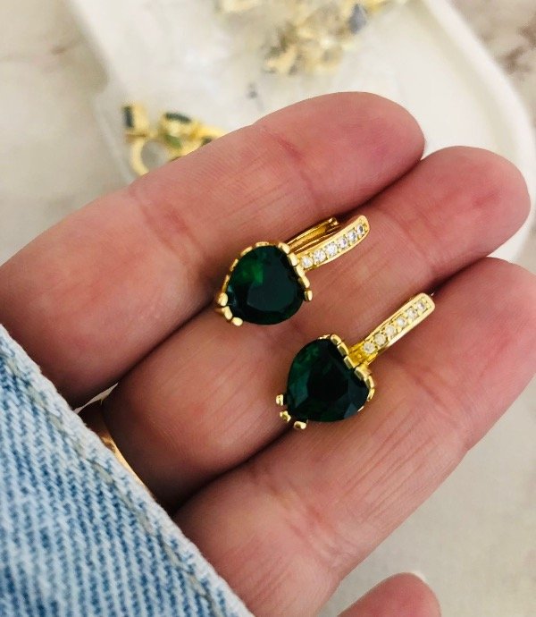 Producto - Lady Di Bañado en Oro 18k verde inglés Love Premium