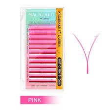 Producto - Pestañas Tecnológicas Pink YY Mix 0.07 Curva D -  Nagaraku