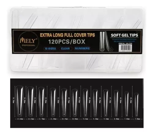 Producto - Tips Soft Gel 120 pcs Maly
