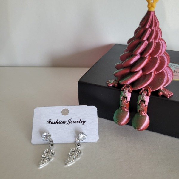 Producto - Aros Pluma con Brillantes