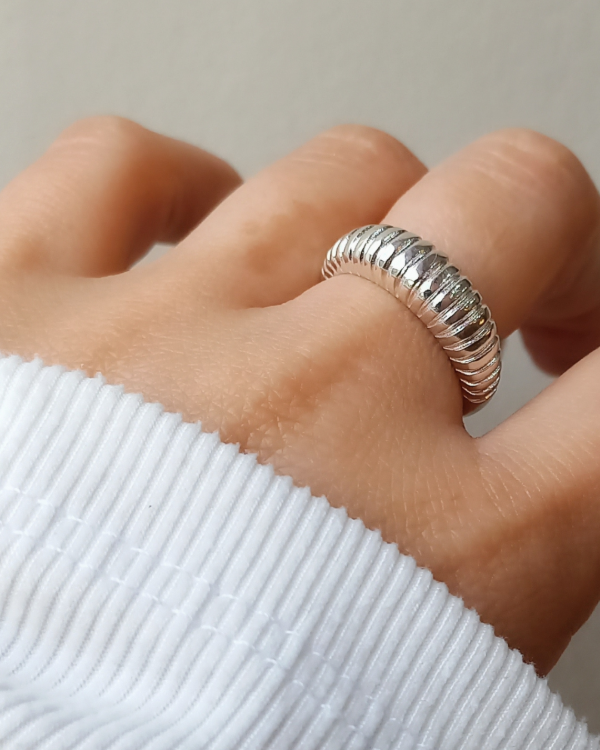 Producto - Anillo inflado Cony Plata925