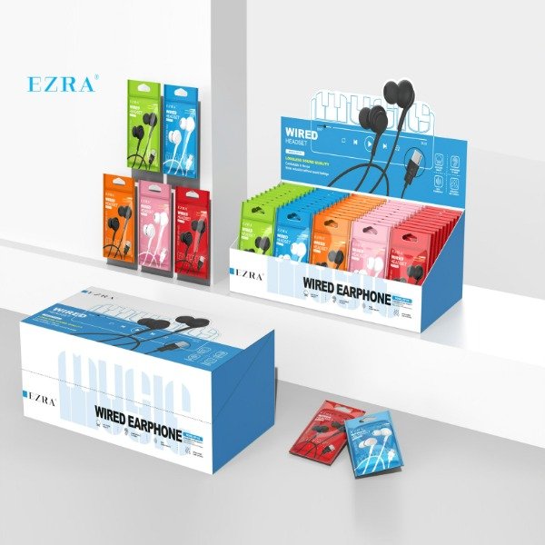 Producto - Auricular Ezra Manos Libres Tipo C + C de Volumen en Bolsa EP136.