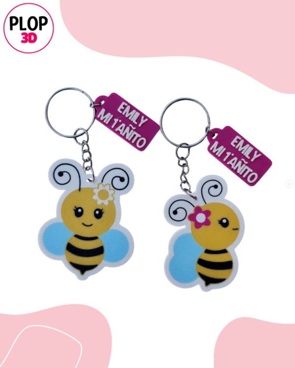 Producto - Llaveros ABEJITAS CON FLOR