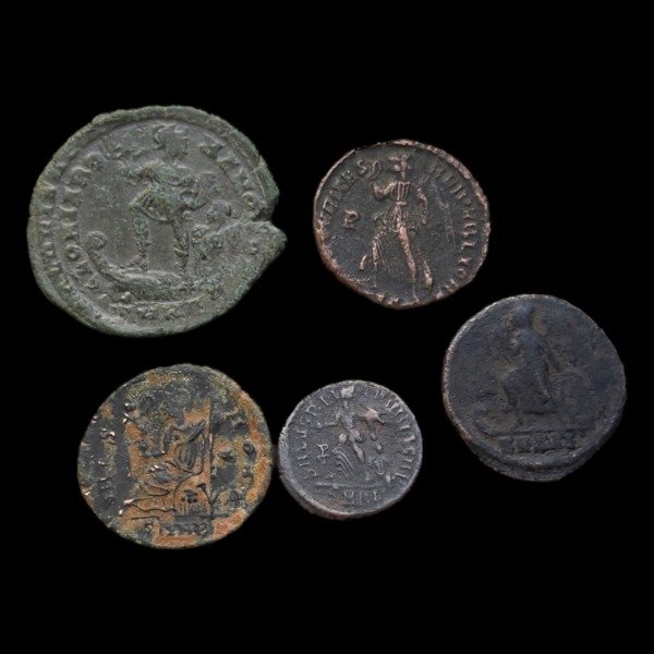 Producto - Lote Nro 6 - Imperio Romano 5 Monedas a clasificar