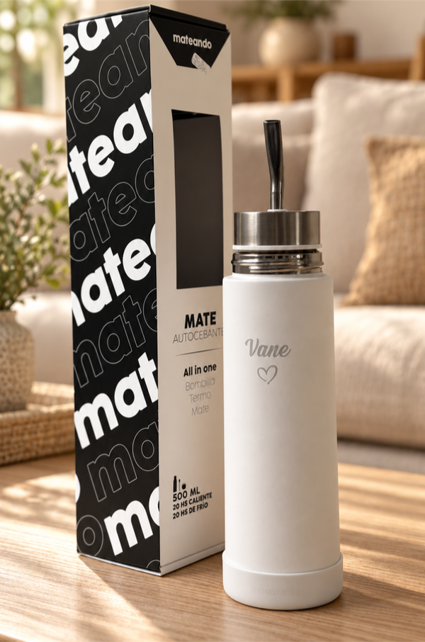 Producto - NUEVO! MATE LISTO AUTOCEBANTE MATEANDO - BLANCO - 6