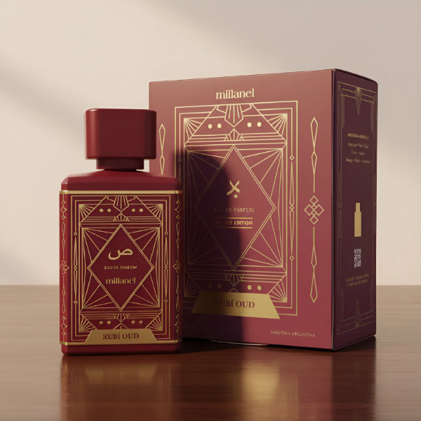 Producto - PERFUME ÁRABE UNISEX "RUBÍ OUD" MILLANEL DELUXE 100 ML