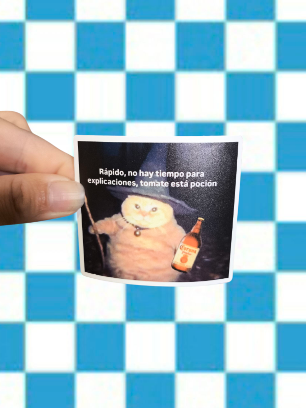 Producto - Stickers vinilo gatito hechizos