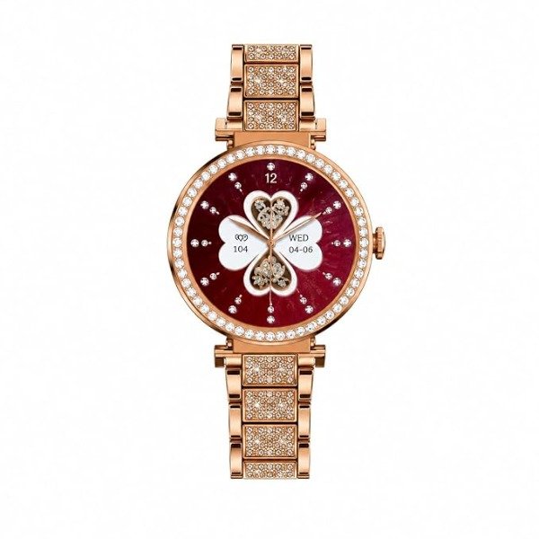 Producto - RELOJ INTELIGENTE PARA MUJER CON BRAZALETE ADORNADO CON CRISTALES - 0