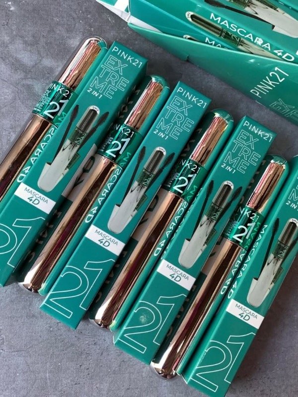 Producto - Máscara de pestañas 2en1 4D- Pink21