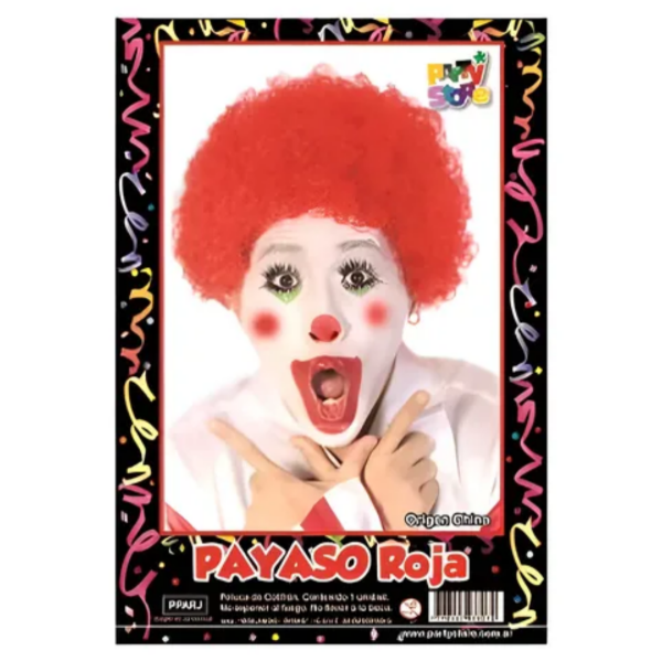 Producto - Peluca payaso roja