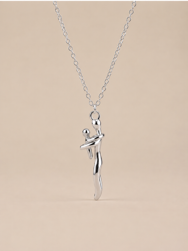 Producto - CADENA DE PLATA ABRAZO DE MAMÁ 0025 - 1