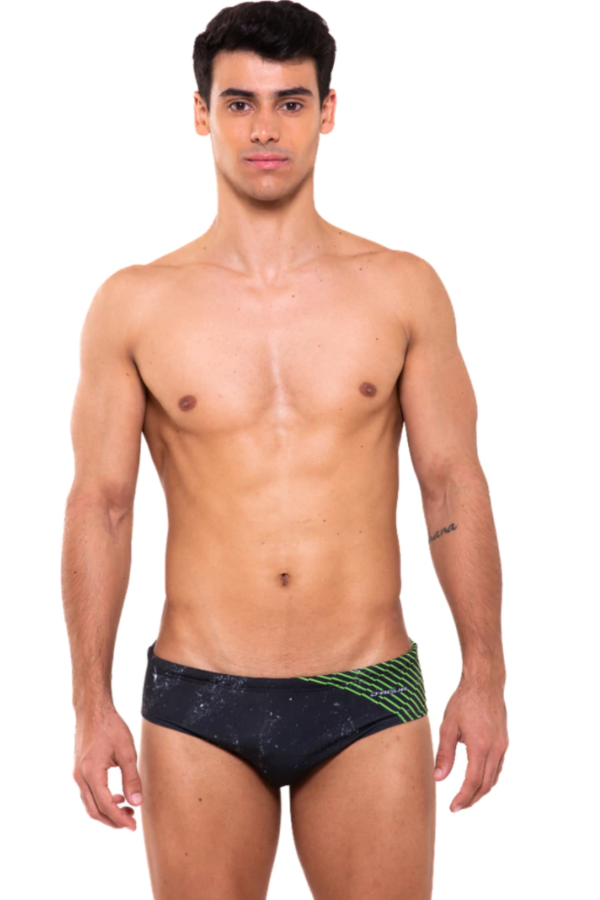 Producto - SUNGA SLIP  DAGUA LINEAS VERDE (S, M, L, XL)