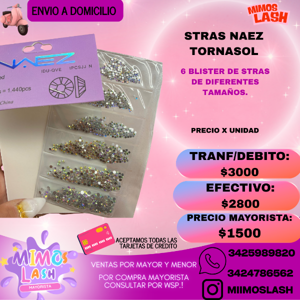 Producto - Strás naez tornasol