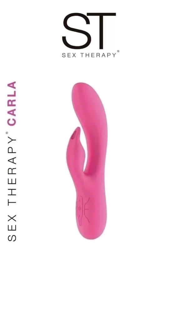 Producto - BUT VIBRADOR DOBLE ESTIMULACIÓN RECARGABLE CARLA - 1