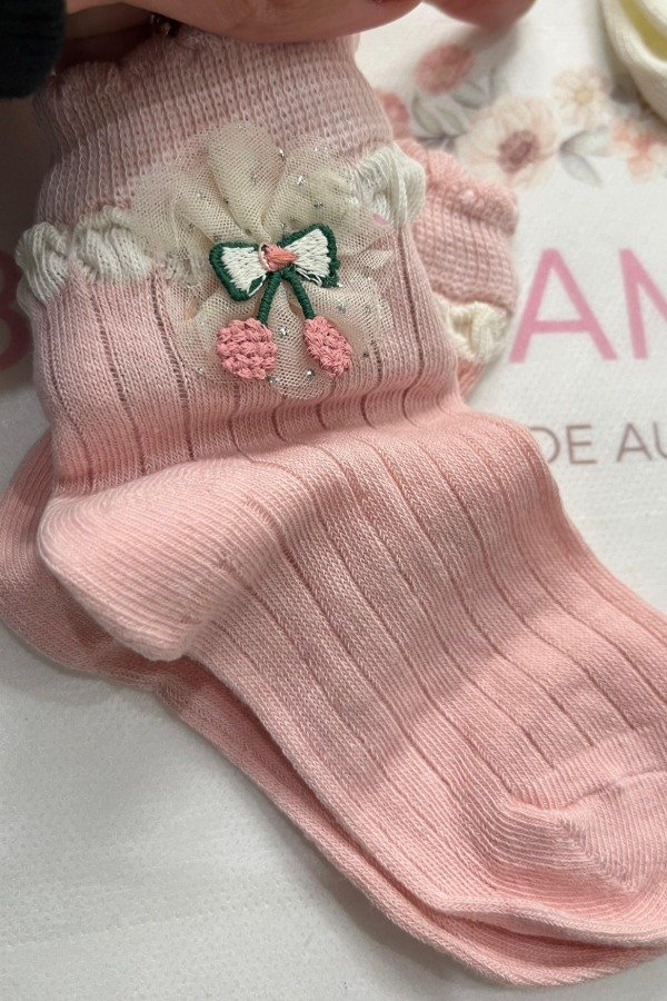 Producto - Medias coquette rosa