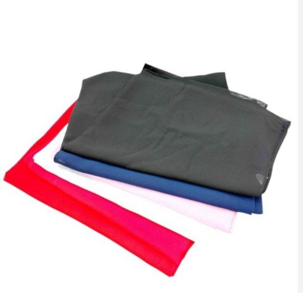 Producto - D-64 PAÑUELO DE SEDA LISO 50X160CM X1U