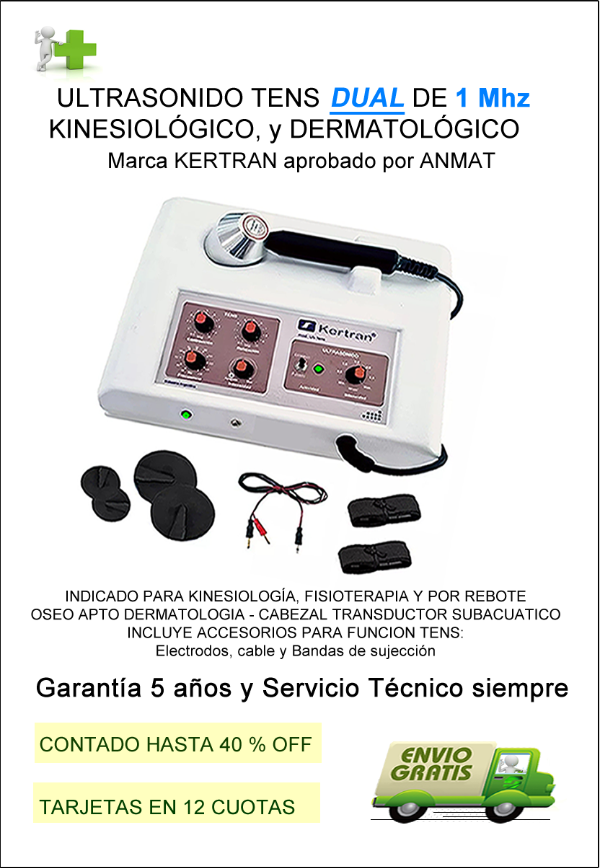 Producto - ULTRASONIDO DUAL 1 MHZ con TENS KERTRAN