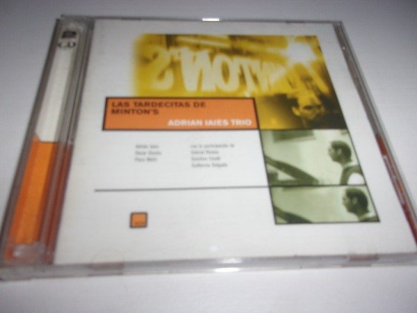 Producto - 2 CD ADRIAN IAIES TRIO LAS TARDECITAS DE MINTON'S 40D JAZZ