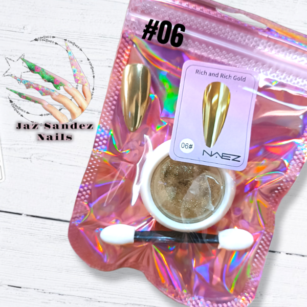 Producto - POLVO ESPEJO DORADO NAEZ #06