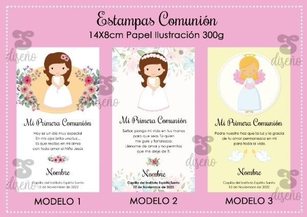 Producto - Catalogo tarjetas de comunion 1