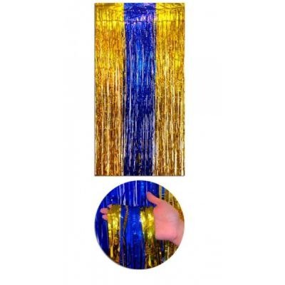 Producto - Cortina metalizada boca juniors 3