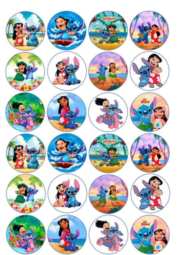 Producto - Lilo y Stich - Oreos, Cupcakes o stickers