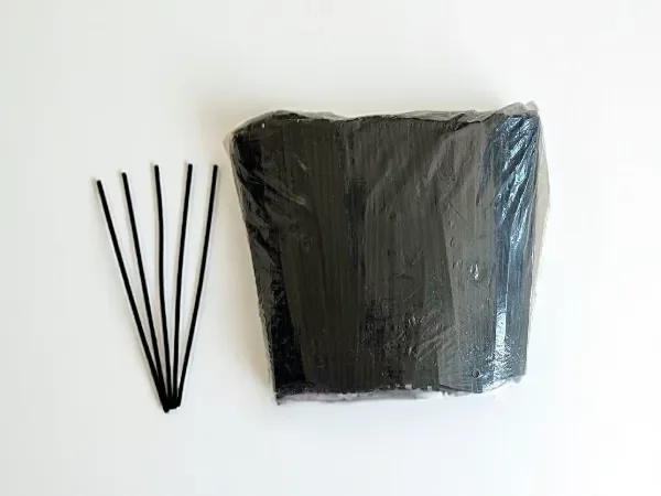 Producto - VARILLAS DE RATTAN NEGRAS 15CM X 100 VARILLAS