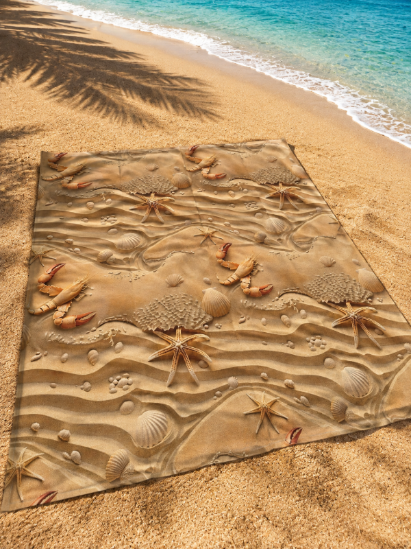 Producto - Lona Playera - Conchas de Mar - 0