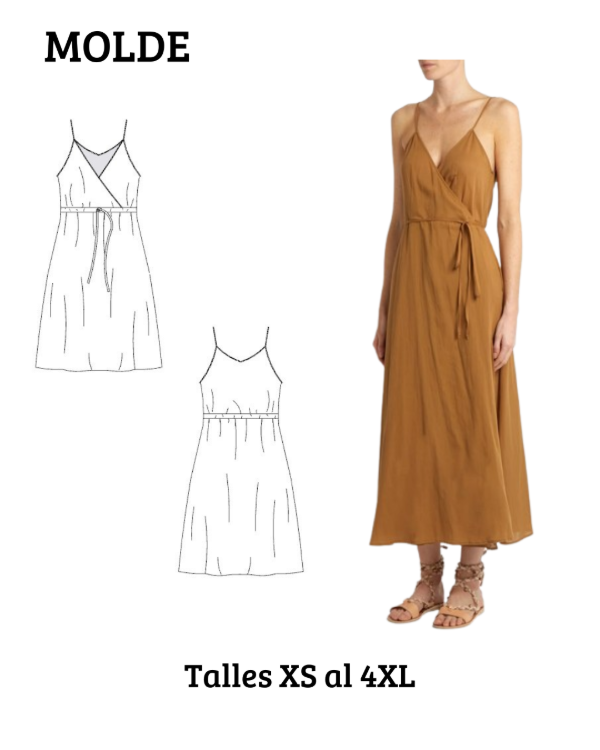 Producto - VESTIDO ESCOTE CRUZADO