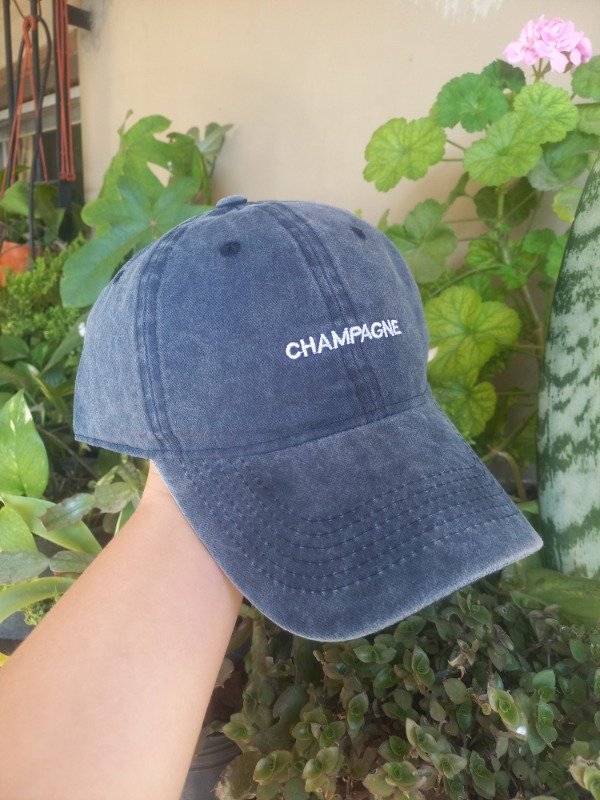 Producto - gorra "champagne" azul